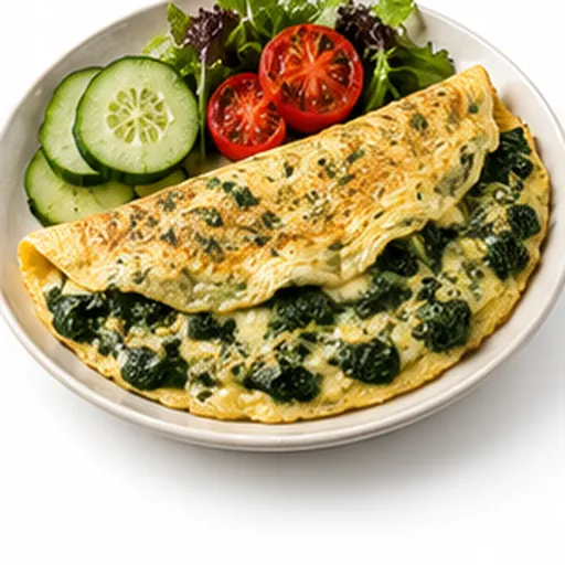 Onion & Spinage Omelette